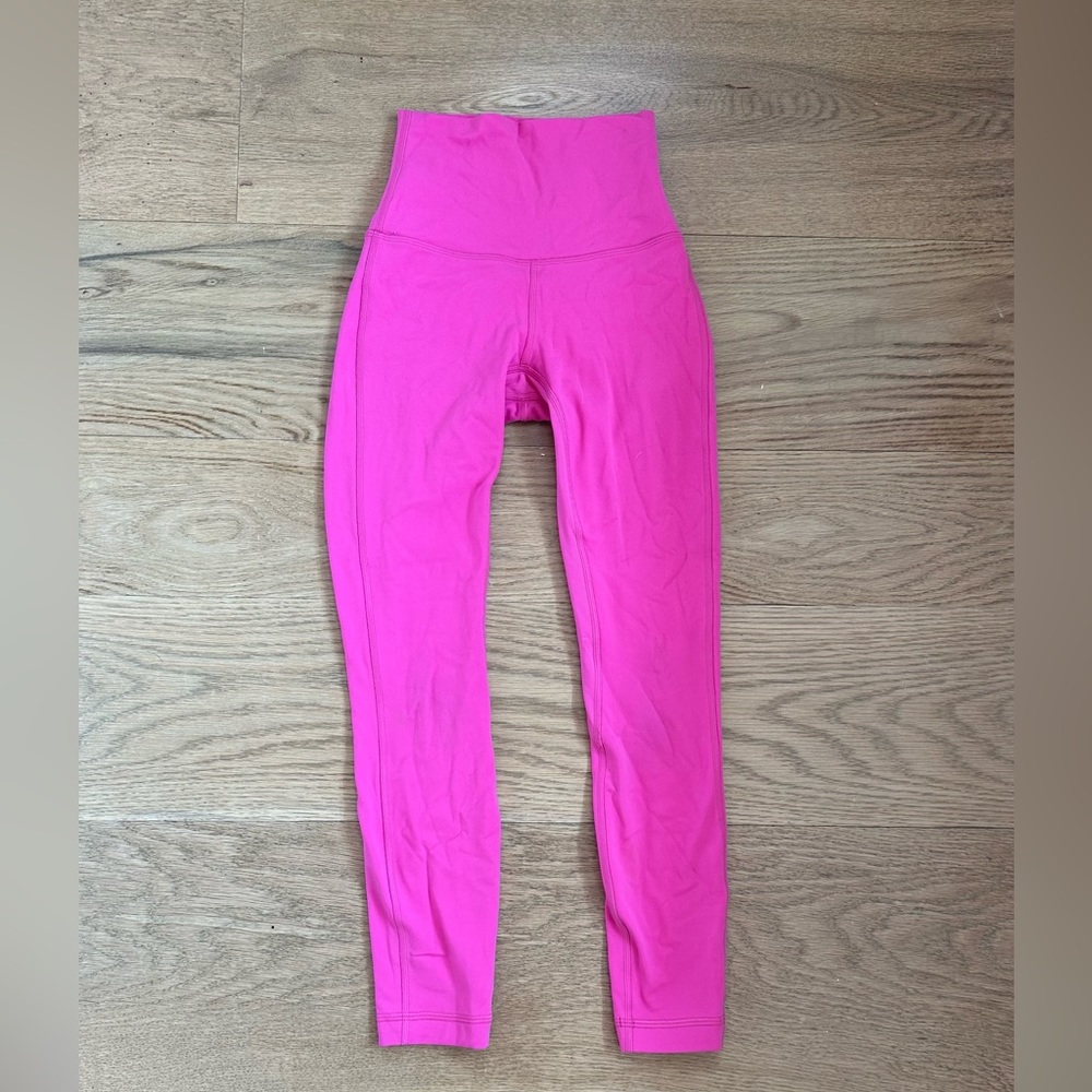 Sonic pink Lululemon leggings